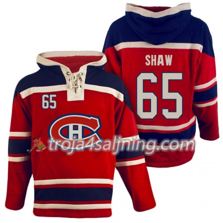 Montreal Canadiens Andrew Shaw 65 Röd Sawyer Hooded Sweatshirt - Herr
